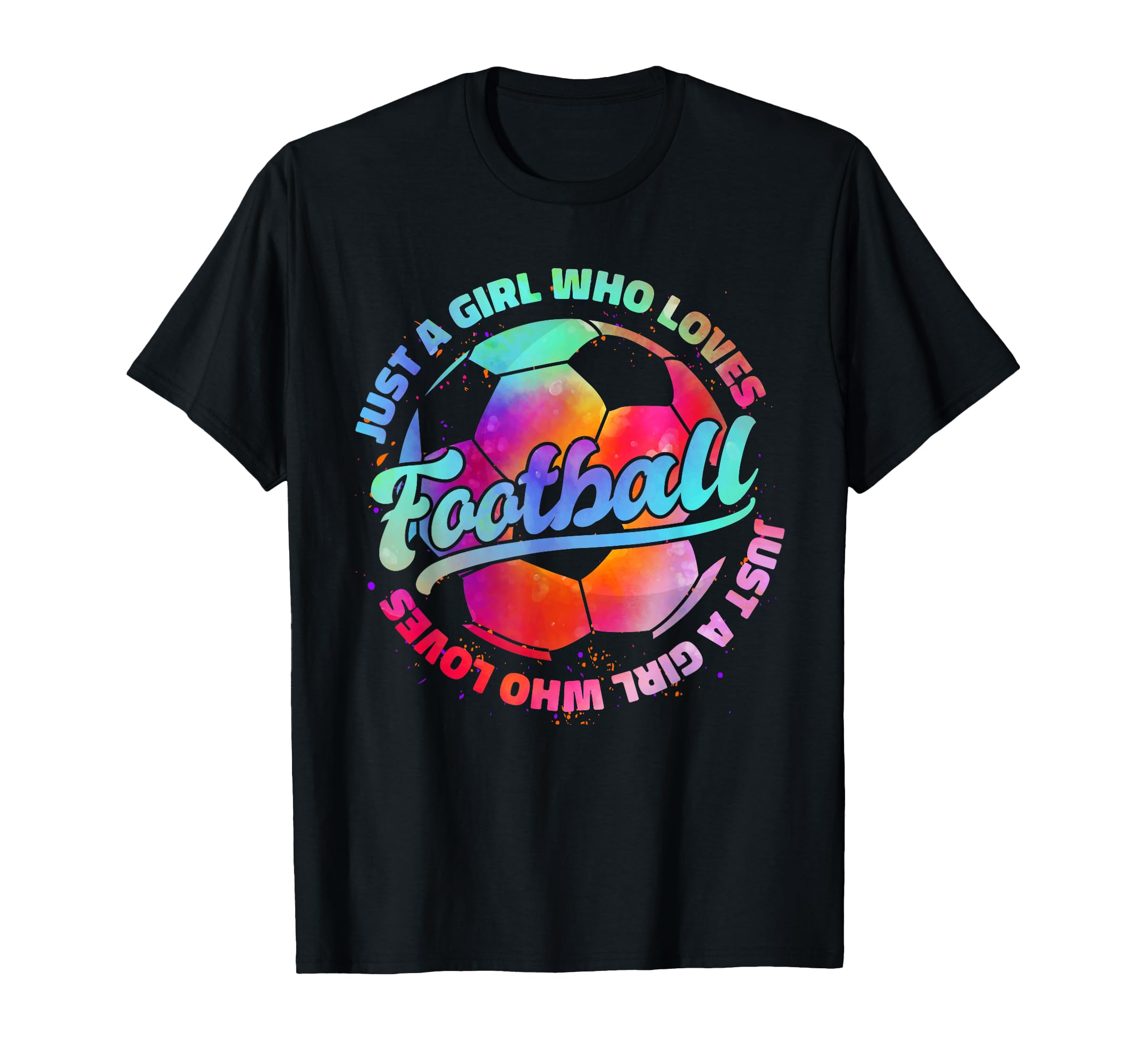 Just Who Loves Football Player Soccer T-Shirt - Minimalist Print Men Women