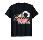 Soccer Leopard Tie Dye Soccer Mom T-Shirt - Streetwear Style for Adults
