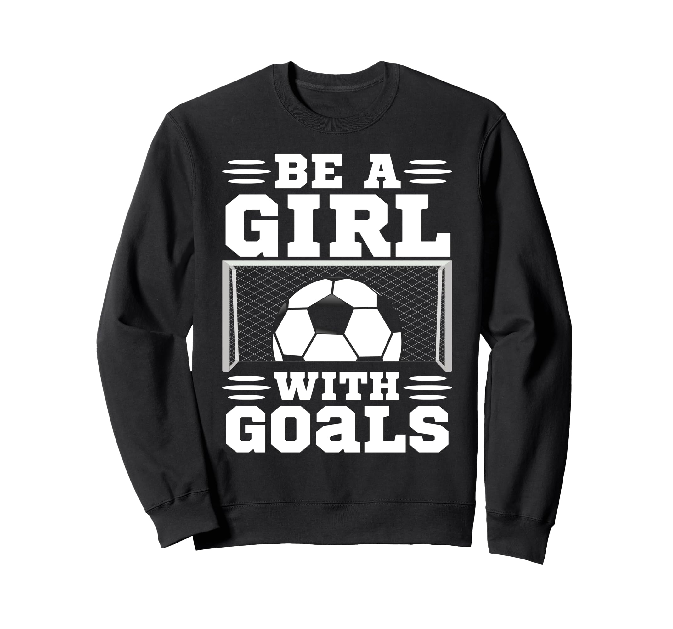 Soccer Art Teens Soccer Lovers Sweatshirt - Graphic Print for Adults
