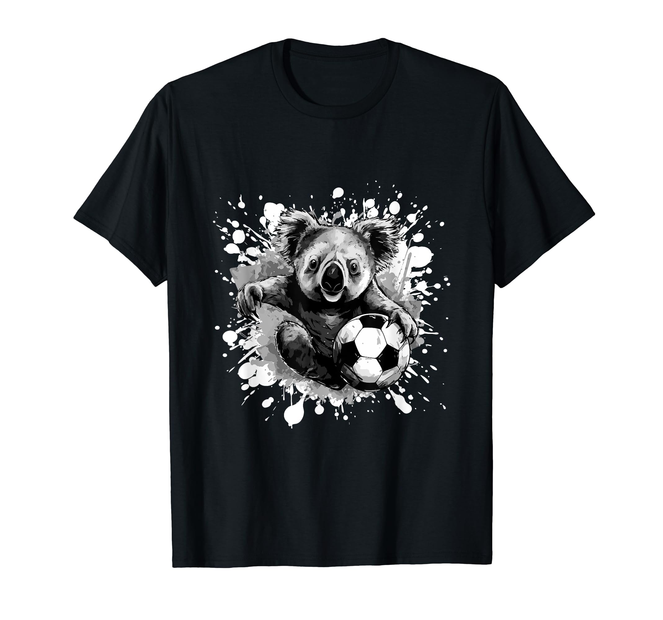 Koala Playing Soccer Sports Team T-Shirt - Custom Art Print for Adults