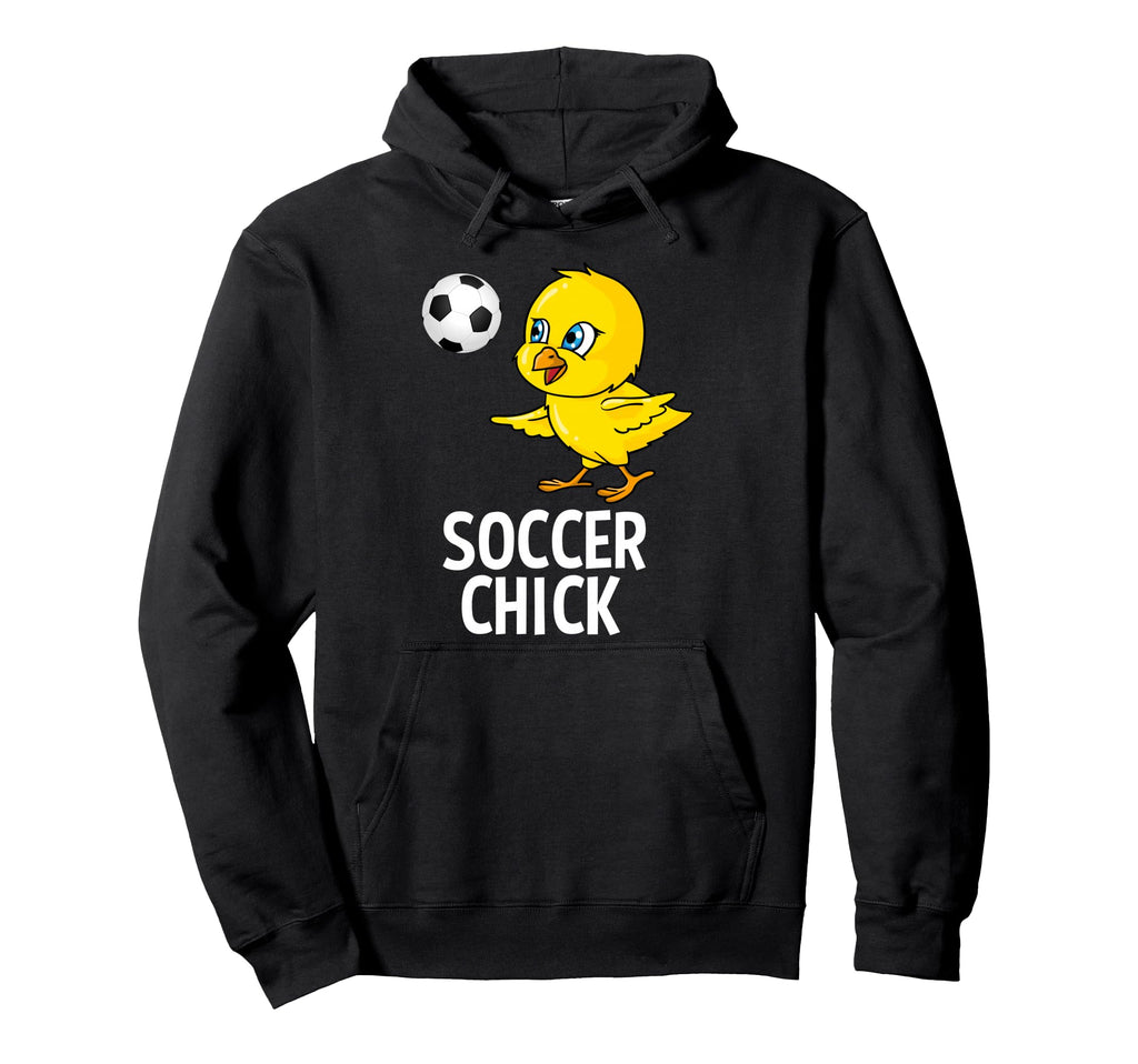 Soccer Chick Soccer Player Gag Hoodie - Graphic Print Men Women