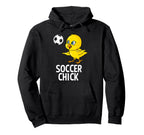 Soccer Chick Soccer Player Gag Hoodie - Graphic Print Men Women