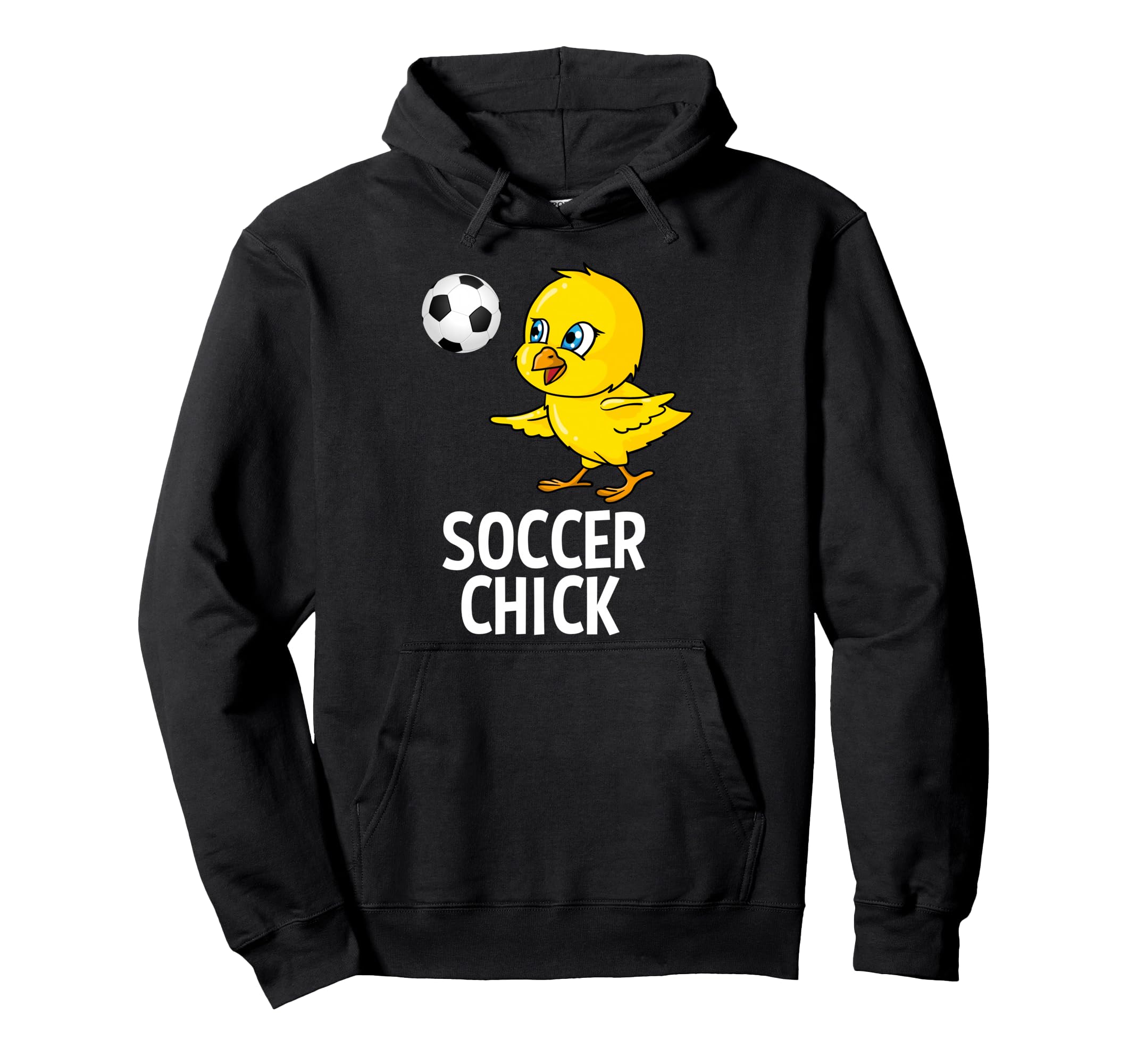 Soccer Chick Soccer Player Gag Hoodie - Graphic Print Men Women