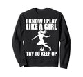 Funny Soccer Art Soccer Player Sweatshirt - Trendy Graphic for Adults