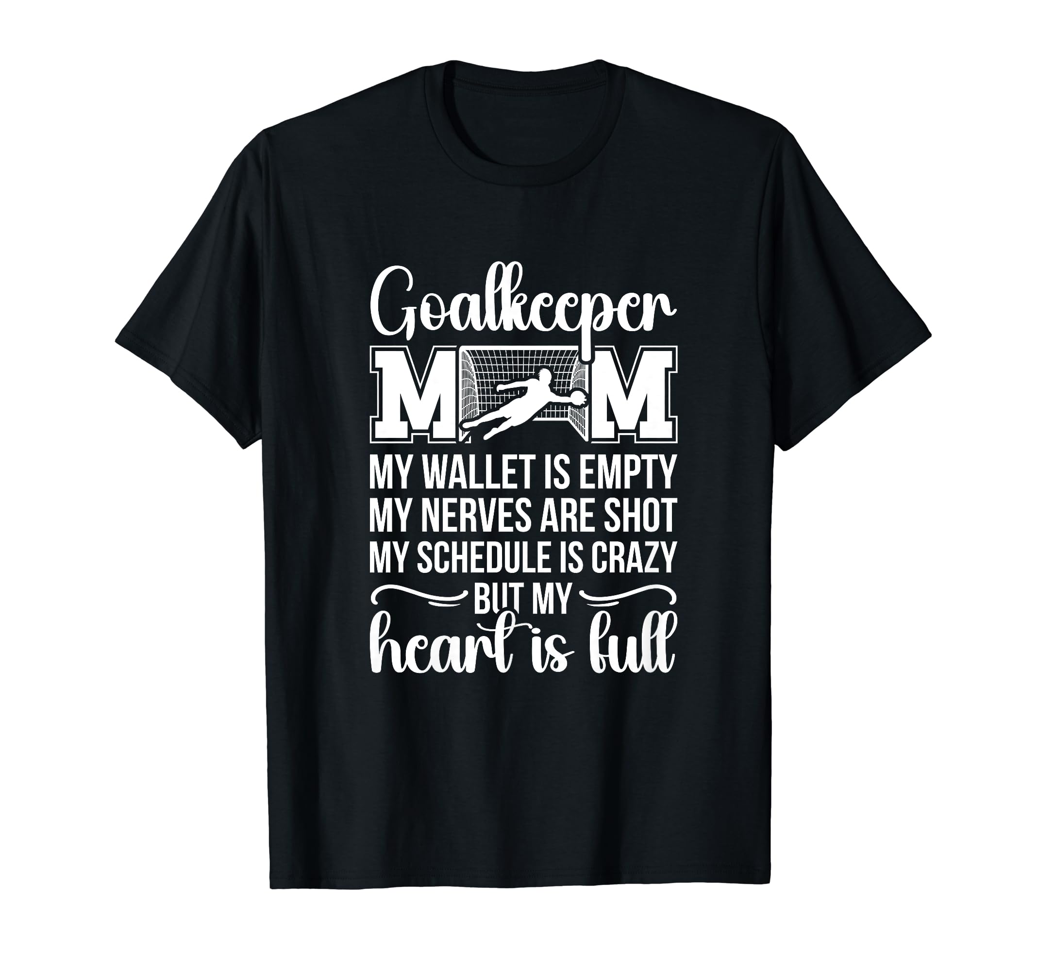 Proud Soccer Goalkeeper Mom Soccer T-Shirt - Aesthetic Graphic Unisex