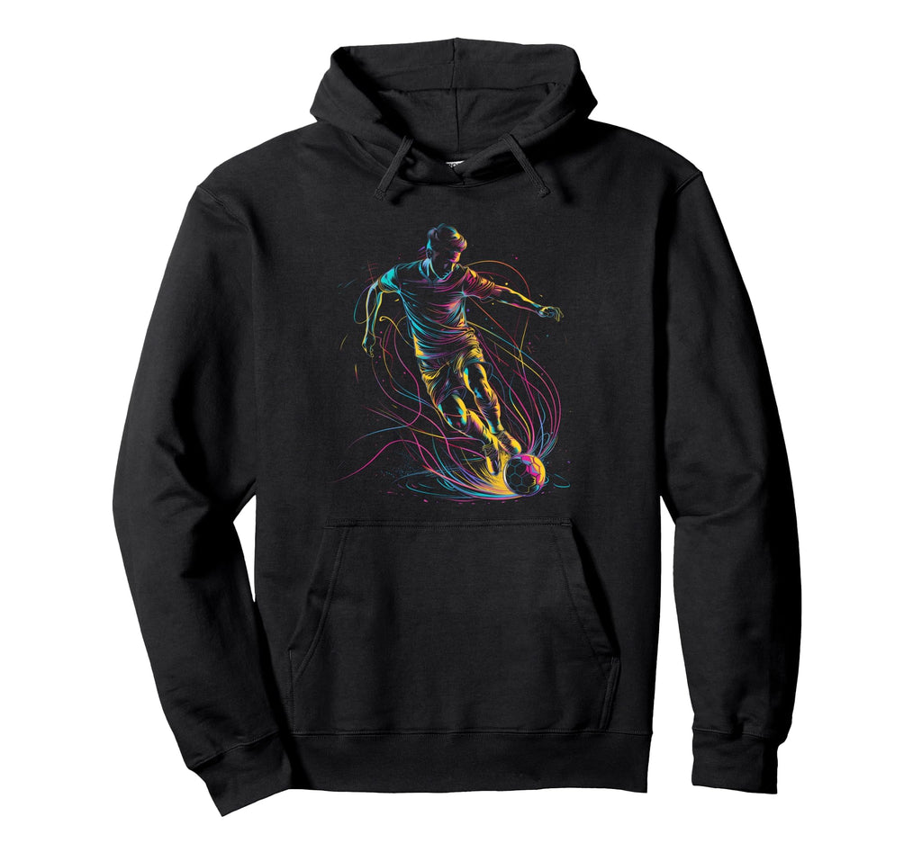 Soccer Player Sports Hoodie - Fun Novelty Design for Adults