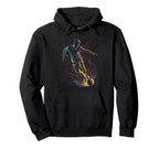 Soccer Player Sports Hoodie - Fun Novelty Design for Adults