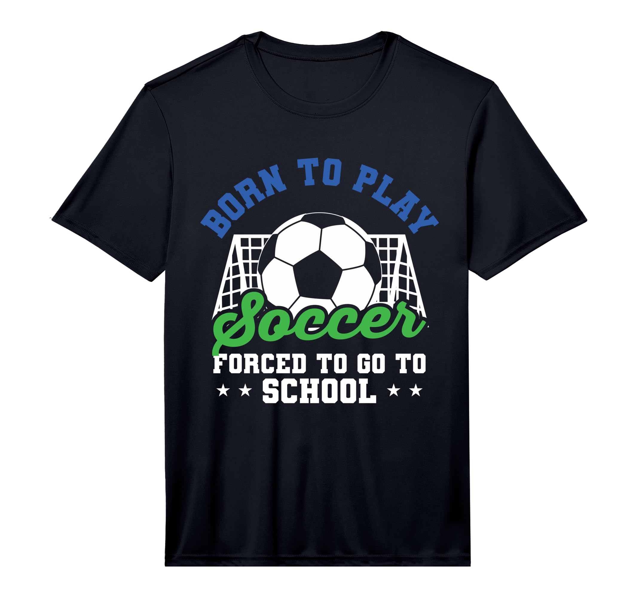 Goalkeeper Funny Football Born To Play T-Shirt - Unique Graphic Unisex