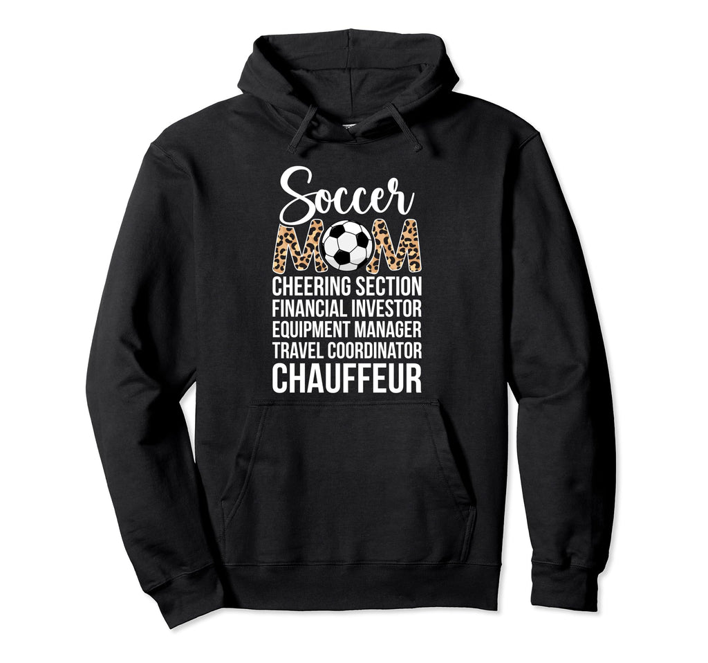 Soccer Mom Definition Mom Soccer Player Hoodie - Minimalist Print Unisex