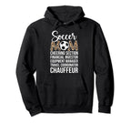 Soccer Mom Definition Mom Soccer Player Hoodie - Minimalist Print Unisex
