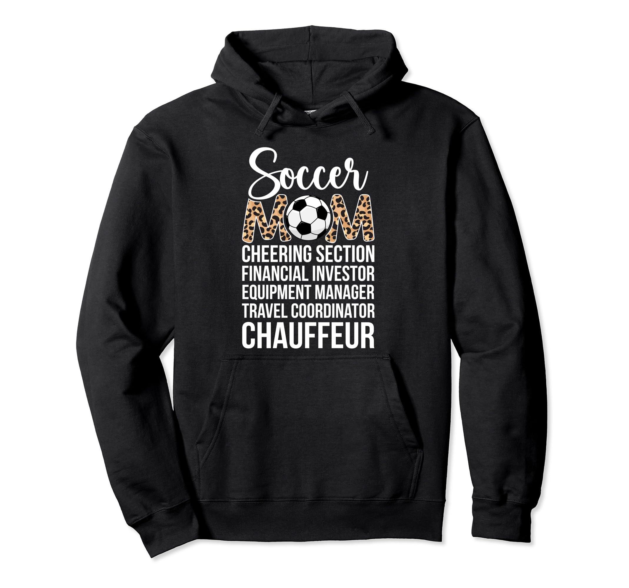 Soccer Mom Definition Mom Soccer Player Hoodie - Minimalist Print Unisex