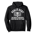Funny Hockey Goalie Aunt Hockey Keeper Hoodie - Trendy Graphic Unisex