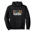 Soccer Auntie Leopard Cheetah Trendy Hoodie - Aesthetic Graphic Men Women