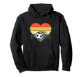 Soccer And Heart Hoodie - Minimalist Print Men Women