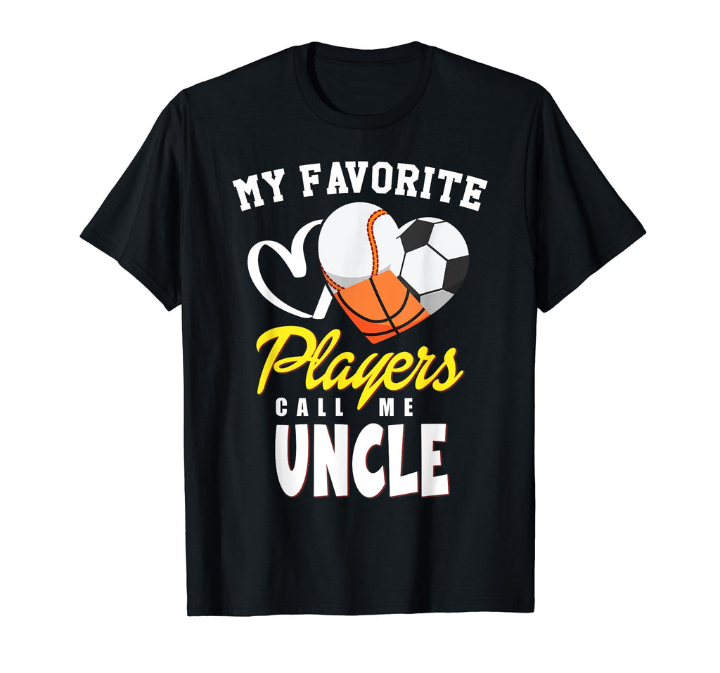 My Favorite Players Baseball Soccer T-Shirt - Custom Art Print Unisex