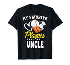 My Favorite Players Baseball Soccer T-Shirt - Custom Art Print Unisex