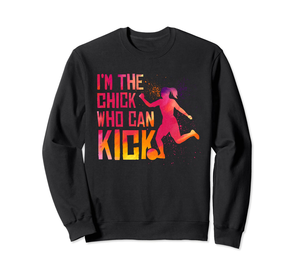 Soccer Funny Soccer Striker Sweatshirt - Trendy Graphic Unisex