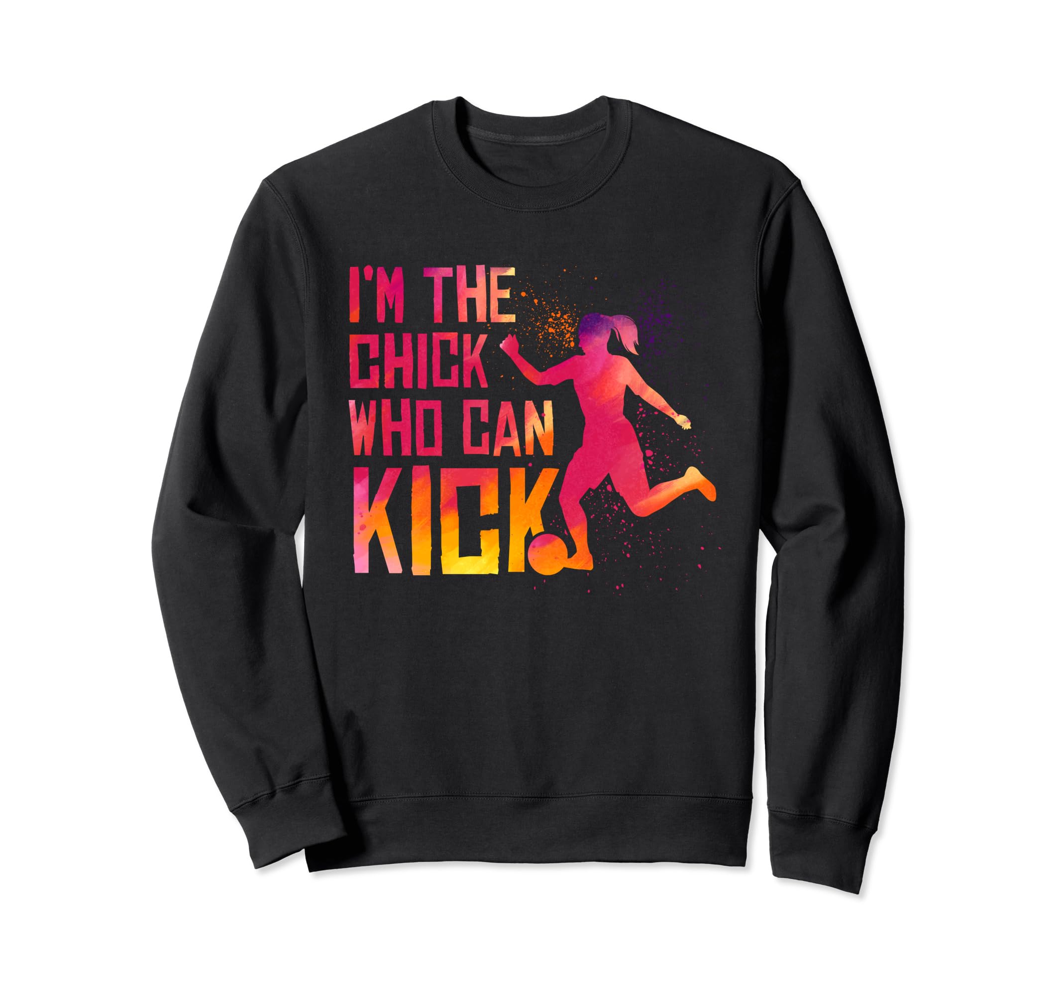 Soccer Funny Soccer Striker Sweatshirt - Trendy Graphic Unisex