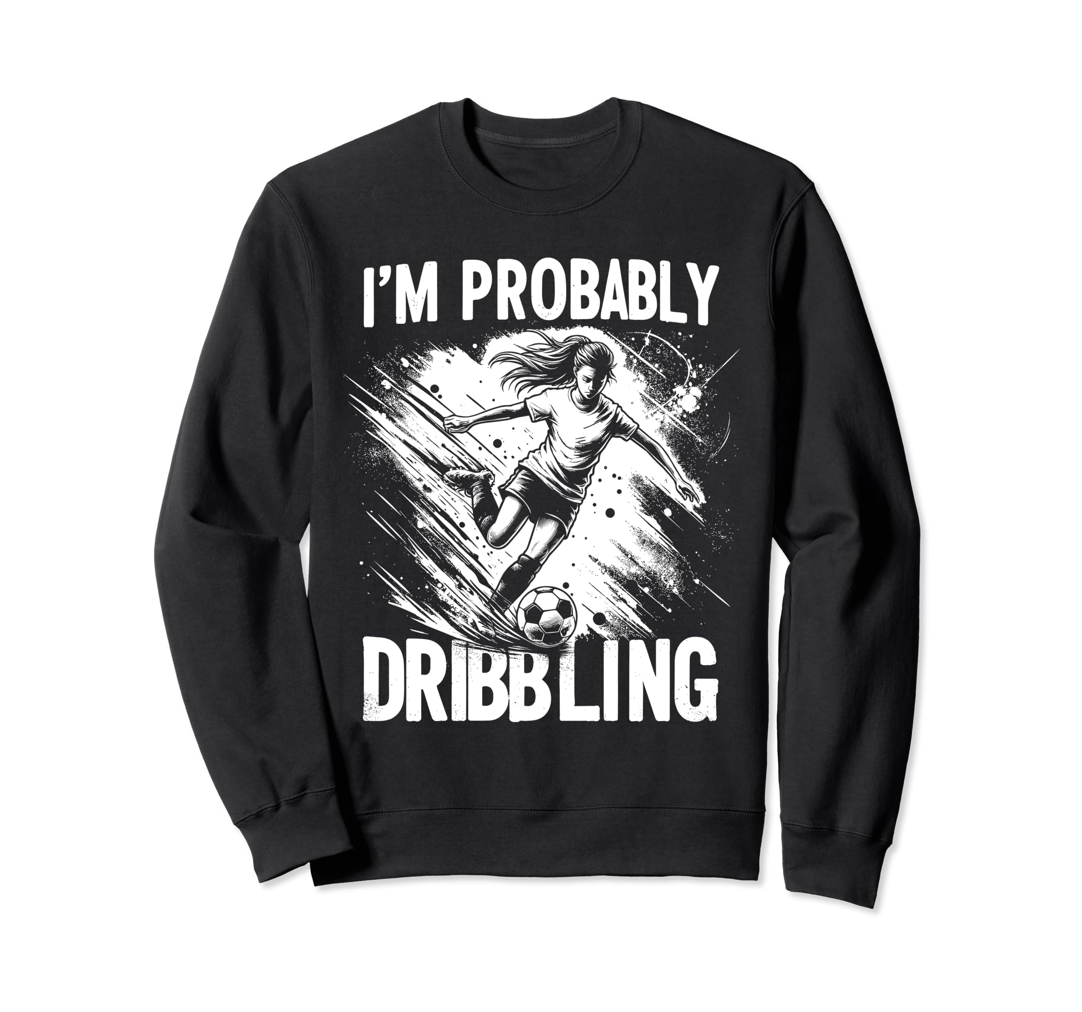 Soccer Soccer Player Sweatshirt - Custom Art Print Men Women