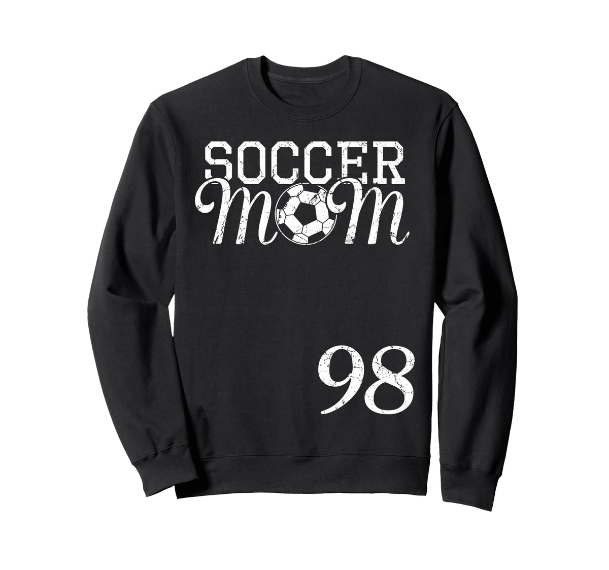 Soccer Mom Jersey Number 98 Sweatshirt - Aesthetic Graphic Men Women