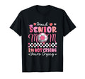Proud Senior Mom Funny Joke Crying T-Shirt - Minimalist Print for Adults