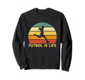 Futbol Is Life Soccer Player Sweatshirt - Aesthetic Graphic for Adults