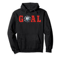 Goal Soccer Ball Break Wall Soccer Hoodie - Trendy Graphic for Adults