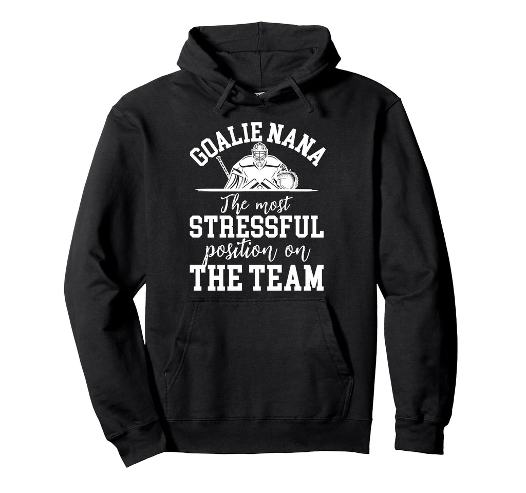 Funny Hockey Goalie Nana Hockey Hoodie - Streetwear Style for Adults