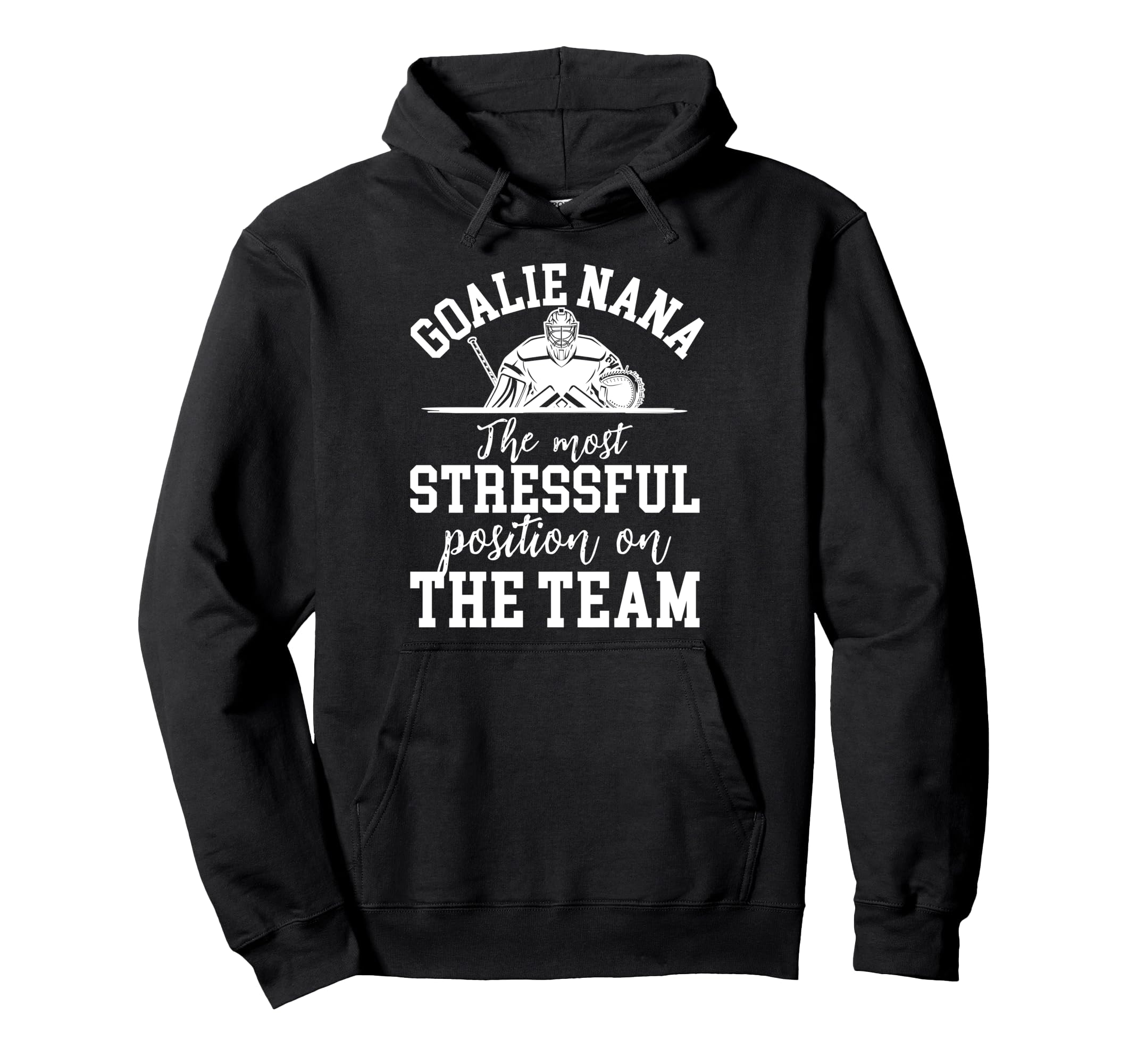 Funny Hockey Goalie Nana Hockey Hoodie - Streetwear Style for Adults