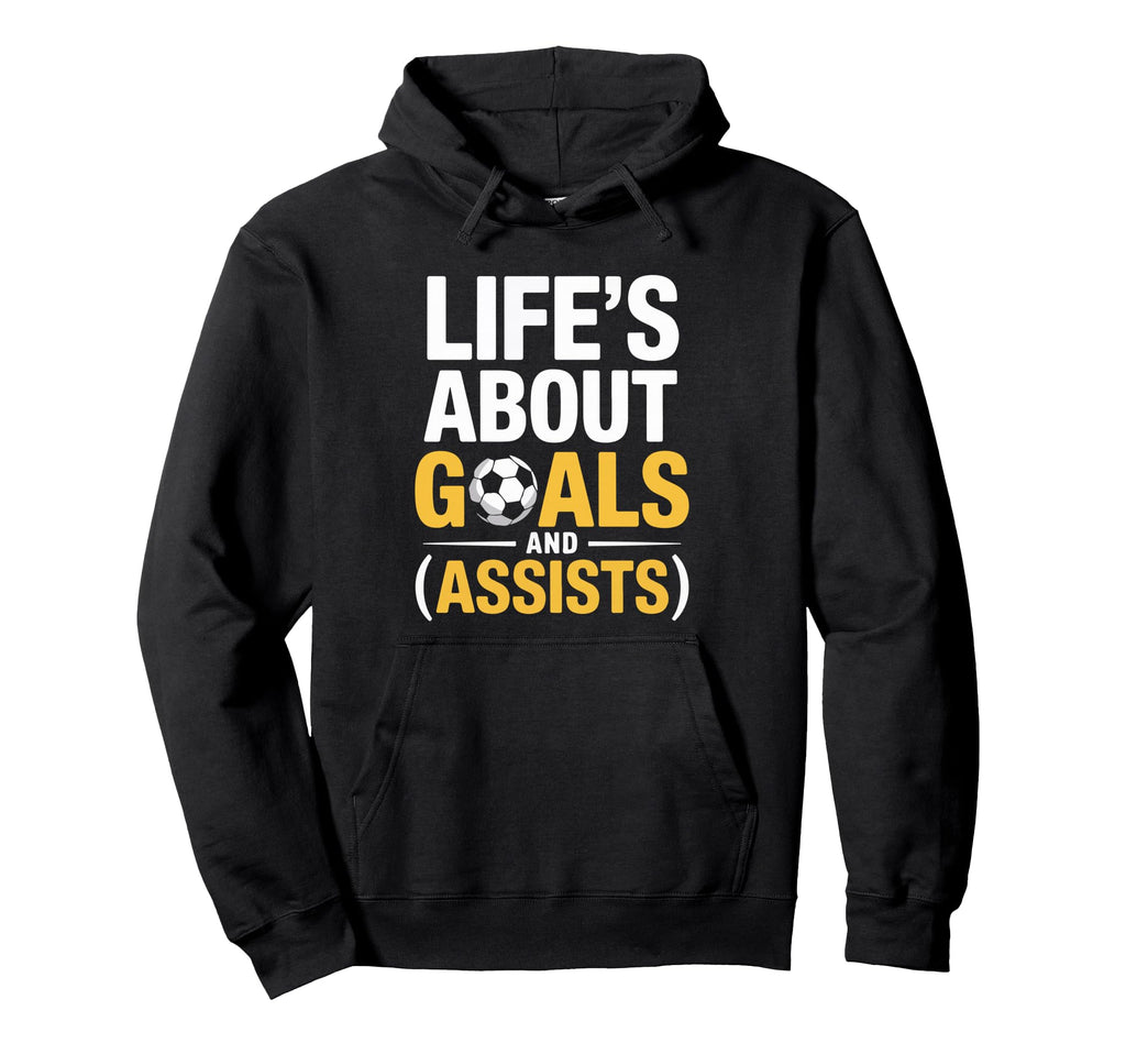 Soccer Gag Funny Art Soccer Fan Hoodie - Novelty Apparel Men Women
