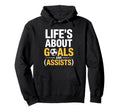 Soccer Gag Funny Art Soccer Fan Hoodie - Novelty Apparel Men Women