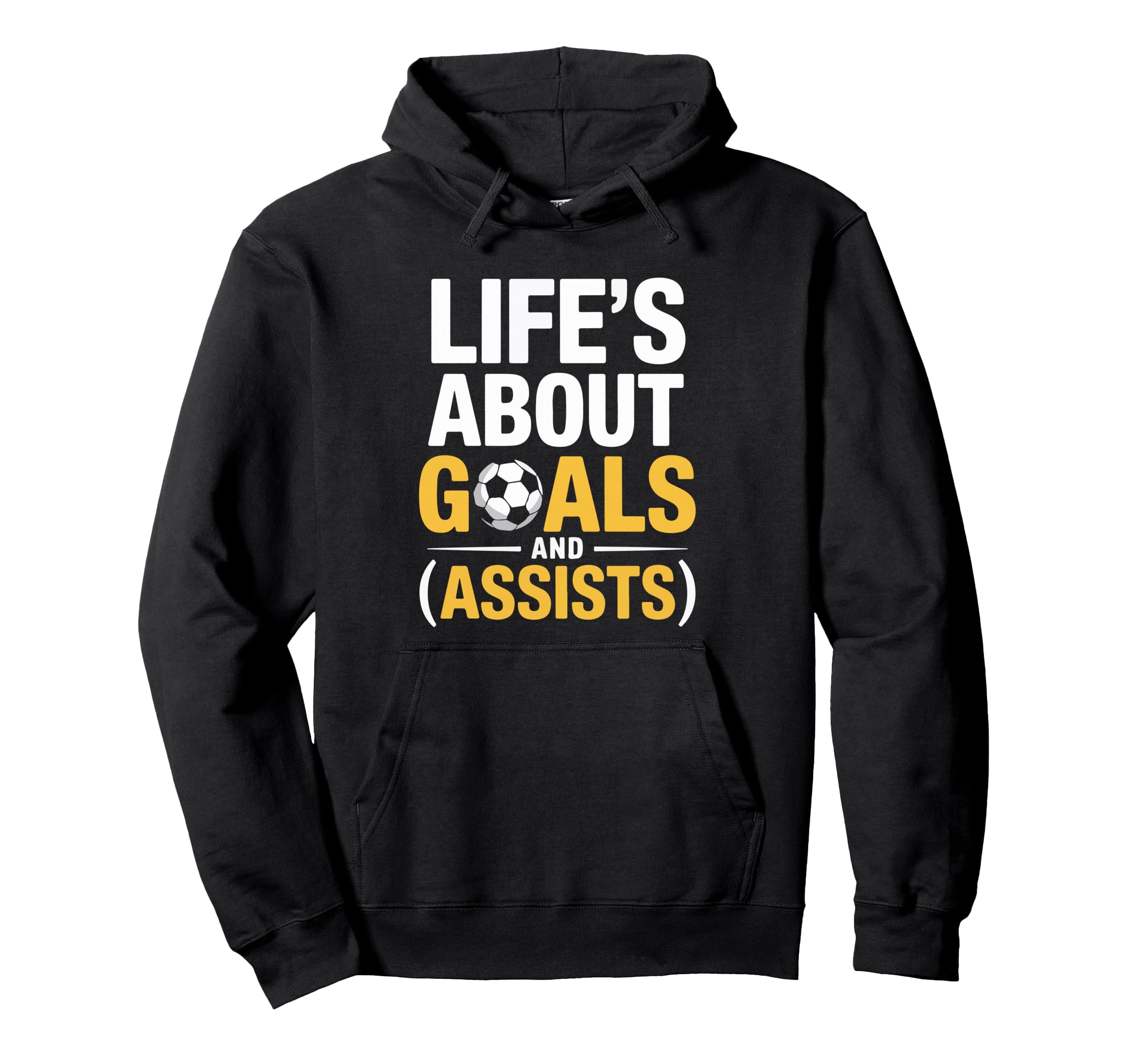 Soccer Gag Funny Art Soccer Fan Hoodie - Novelty Apparel Men Women