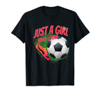 Just Who Loves Soccer Ball Cleats T-Shirt - Trendy Graphic Men Women