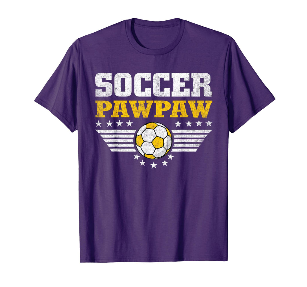 Soccer Pawpaw Funny Sports Players T-Shirt - Unique Graphic Men Women