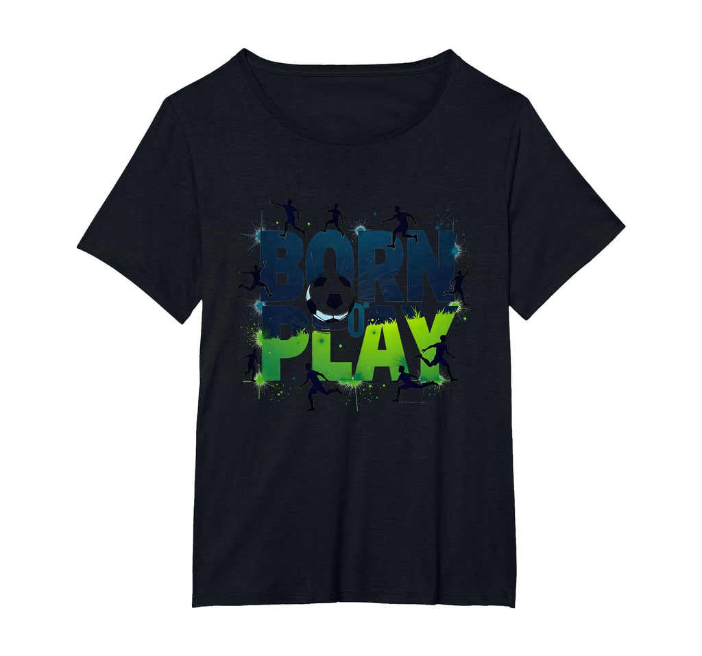 Born To Play Soccer Athlete Passion T-Shirt - Aesthetic Graphic Men Women