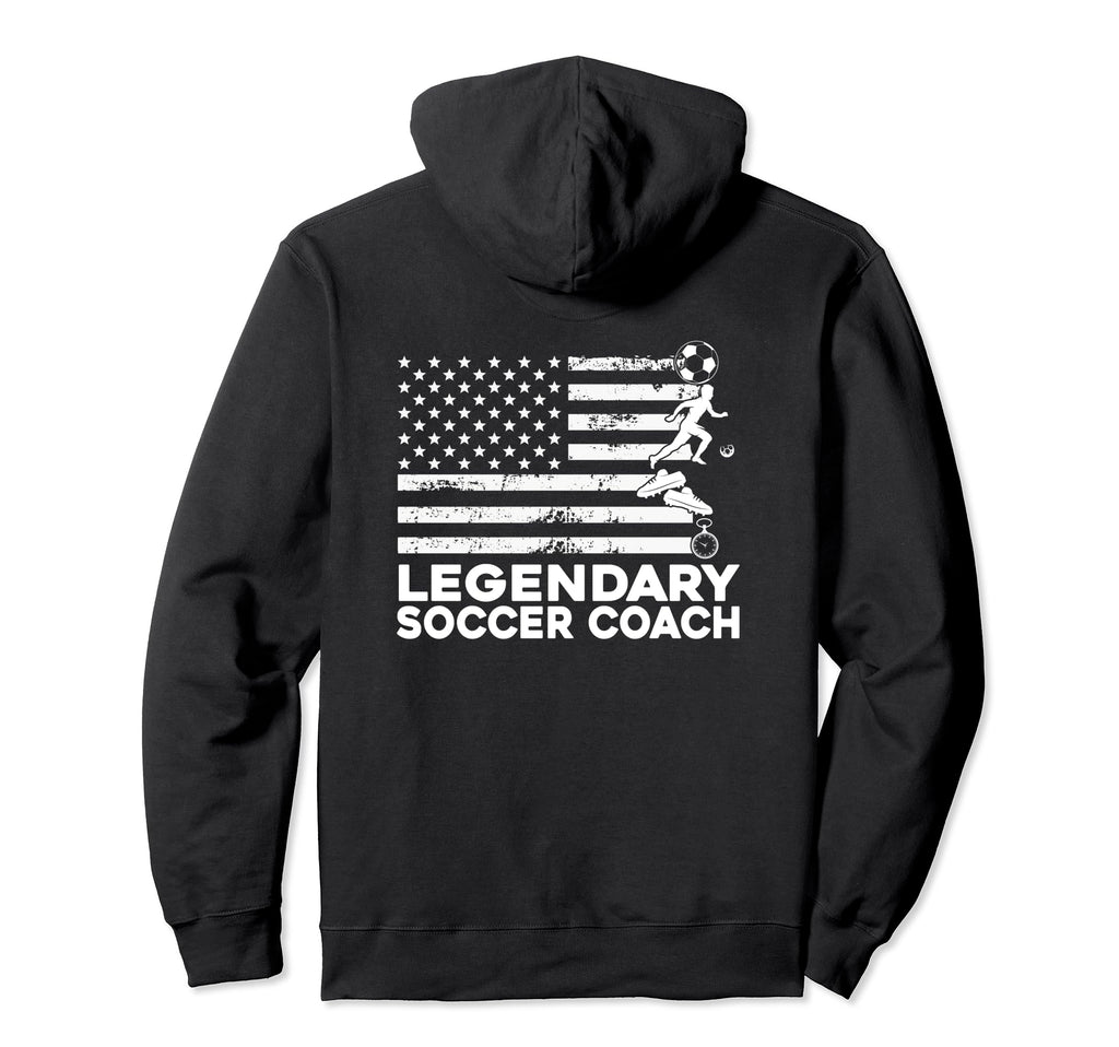 Soccer Coaching Training Trainer Hoodie - Minimalist Print for Adults