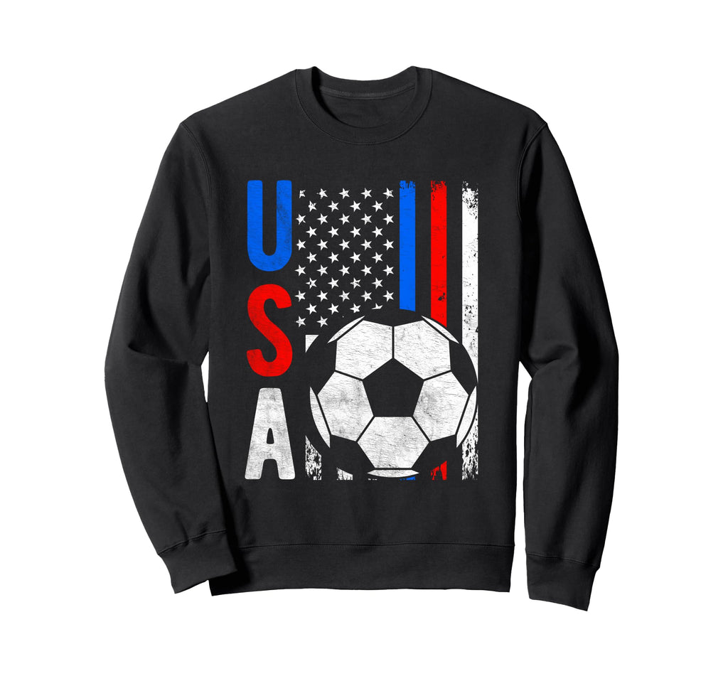 Usa Flag Soccer Tournament Gift Designs T-Shirt - Trendy Graphic Unisex