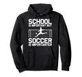 Funny Soccer Art Gag Soccer Player Hoodie - Custom Art Print for Adults