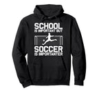 Funny Soccer Art Gag Soccer Player Hoodie - Custom Art Print for Adults