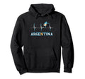 Argentina Soccer Team Heartbeat Hoodie - Casual Everyday Wear for Adults