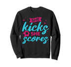 Soccer Team Outfit Players Sweatshirt - Casual Everyday Wear Men Women