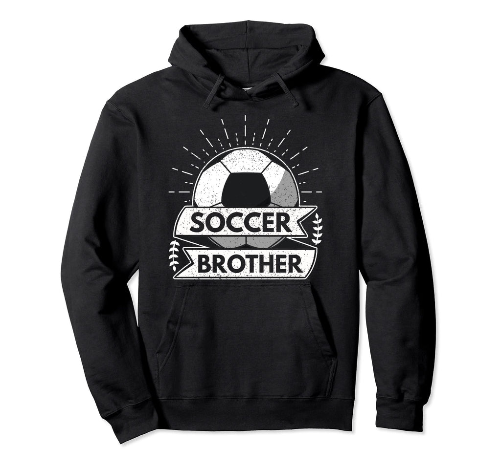 Soccer Brother Player Goalie Game Ball Hoodie - Trendy Graphic for Adults