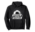 Soccer Brother Player Goalie Game Ball Hoodie - Trendy Graphic for Adults