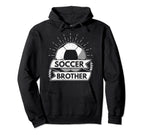 Soccer Brother Player Goalie Game Ball Hoodie - Trendy Graphic for Adults