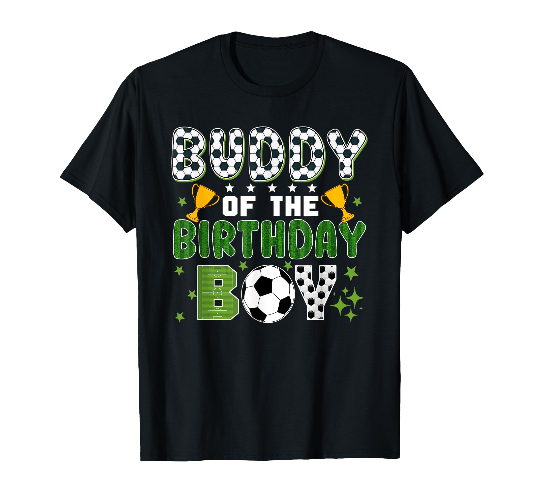 Buddy Birthday Soccer Group Family T-Shirt - Custom Art Print Unisex