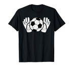 Soccer Goalkeeper Proud Soccer T-Shirt - Minimalist Print for Adults