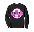Allinah Name Soccer Play Football Sweatshirt - Minimalist Print Unisex