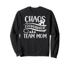 Chaos Coordinator Soccer Team Mom Sweatshirt - Minimalist Print Men Women