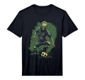 Zombie Soccer Player Halloween Costume T-Shirt - Graphic Print Men Women