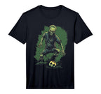 Zombie Soccer Player Halloween Costume T-Shirt - Graphic Print Men Women
